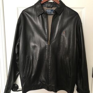 Ralph Lauren Polo genuine leather jacket